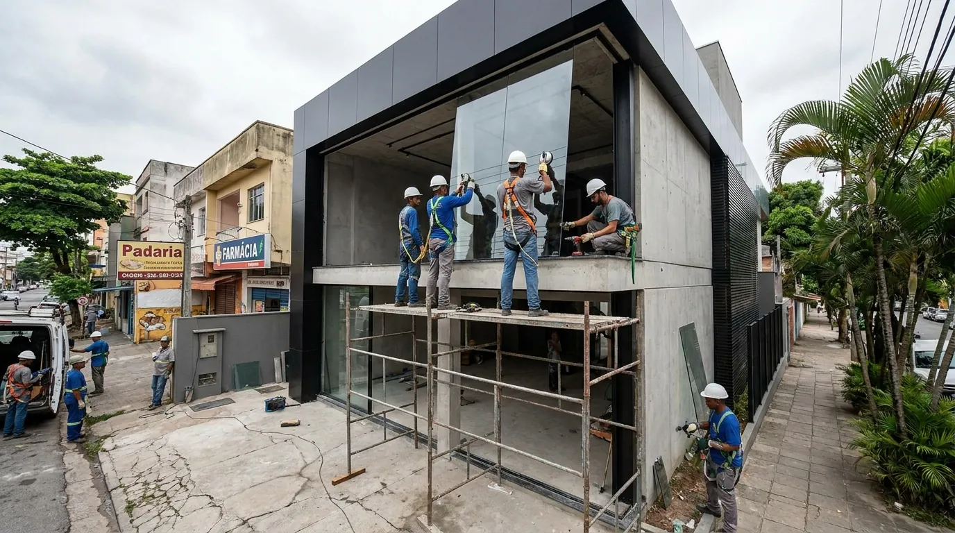 Fachadas para Lojas e Empresas em Curitiba‑PR
